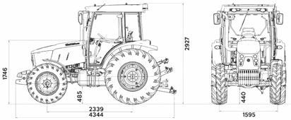 Трактор 105 л/с Tumosan 8110