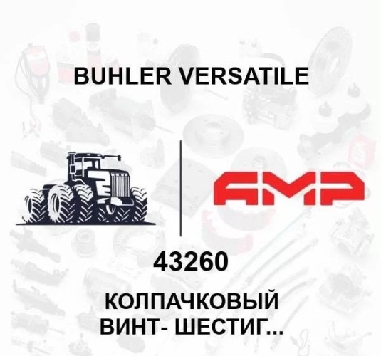 КОЛПАЧКОВЫЙ ВИНТ- ШЕСТИГРАННИК, M12 x 1.75 x 30 43260